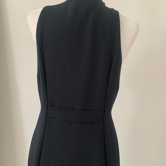 Elegant Black Sleeveless Dress - Picture 2 of 11